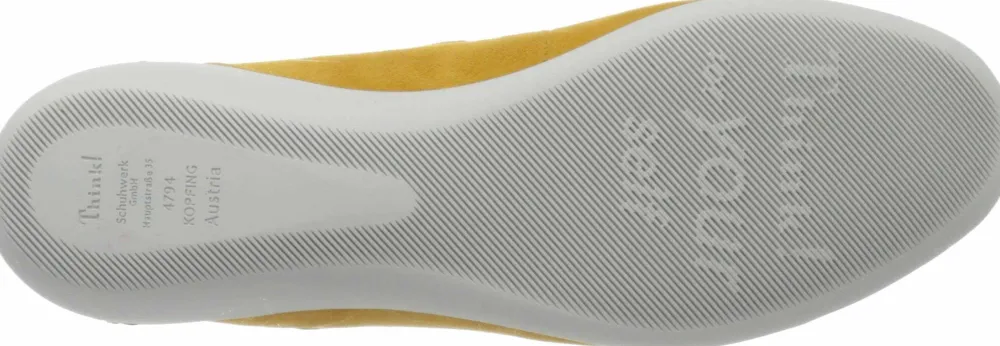 Think Ballerinas gelb Cugal-Damen Ballerinas
