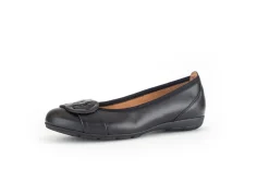 Gabor Ballerinas schwarz Fashion sportliche Ballerinas 44.1-Damen Ballerinas