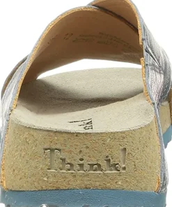 Think Clogs blau-Damen Sandalen