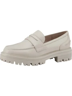 Paul Green Freizeit Schnürer beige-Damen Slipper