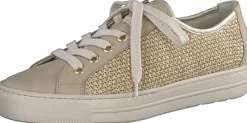 Paul Green Freizeit Schnürer beige 5242-Damen Sneaker & Schnürer