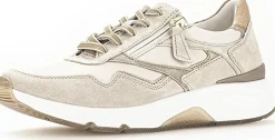 Gabor Freizeit Schnürer beige Comfort 26-Damen Sneaker & Schnürer