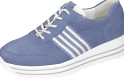 Waldläufer Freizeit Schnürer blau D.-Schnürer-Damen Sneaker & Schnürer