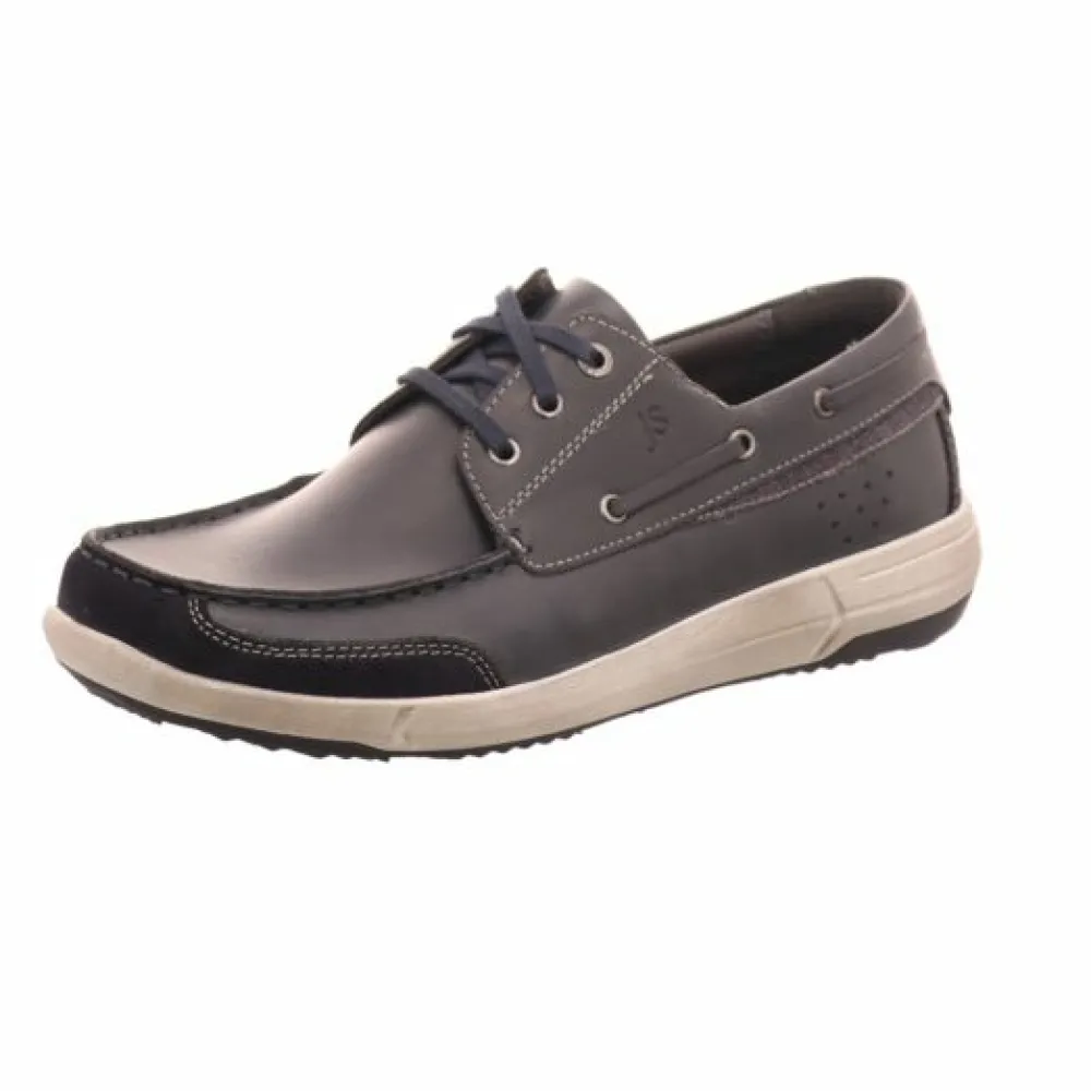 Josef Seibel Freizeit Schnürer blau ENRICO 07-Herren Sneaker & Schnürer