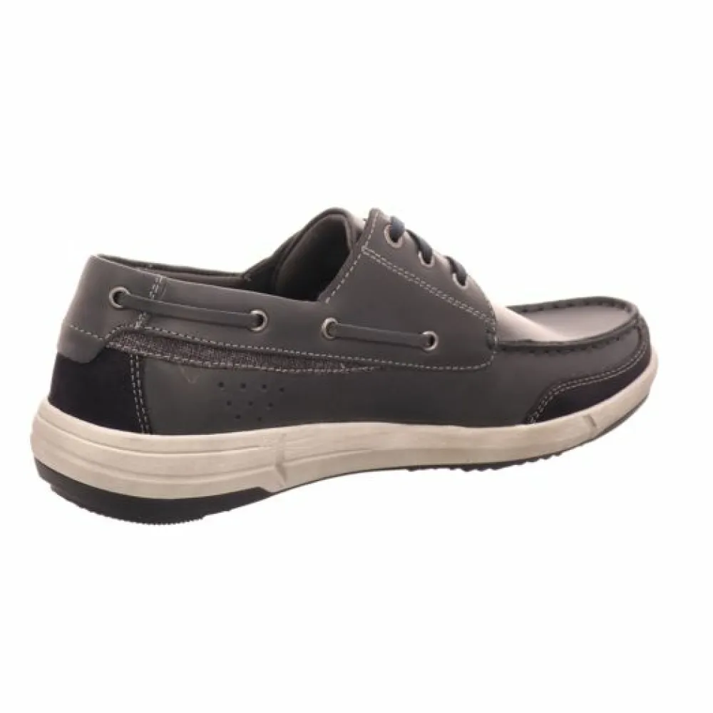 Josef Seibel Freizeit Schnürer blau ENRICO 07-Herren Sneaker & Schnürer