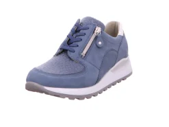 Waldläufer Freizeit Schnürer blau Hiroko-Damen Sneaker & Schnürer