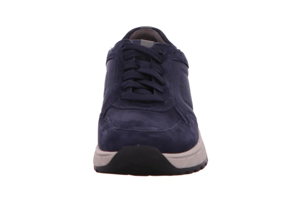 Gabor Freizeit Schnürer blau ROLLINGSOFT-Herren Sneaker & Schnürer