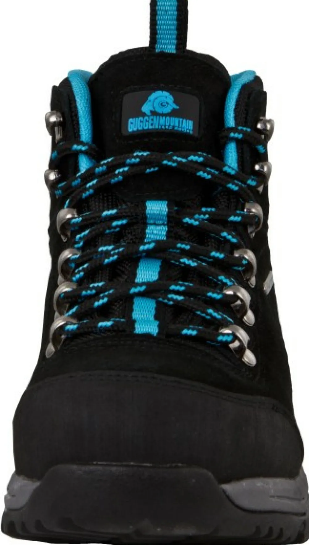 GUGGEN Mountain Freizeit Schnürer blau Wanderschuh von-Damen Wandern & Trekking