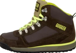 GUGGEN Mountain Freizeit Schnürer braun Wanderschuh von-Herren Wandern & Trekking