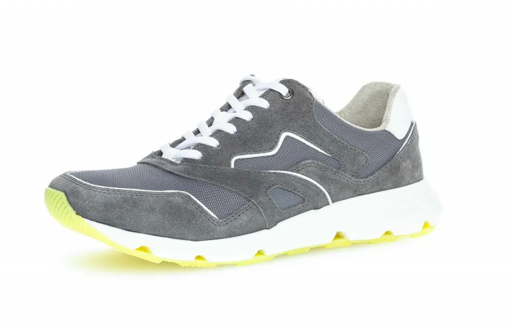 Gabor Freizeit Schnürer grau 10101104-Herren Sneaker & Schnürer