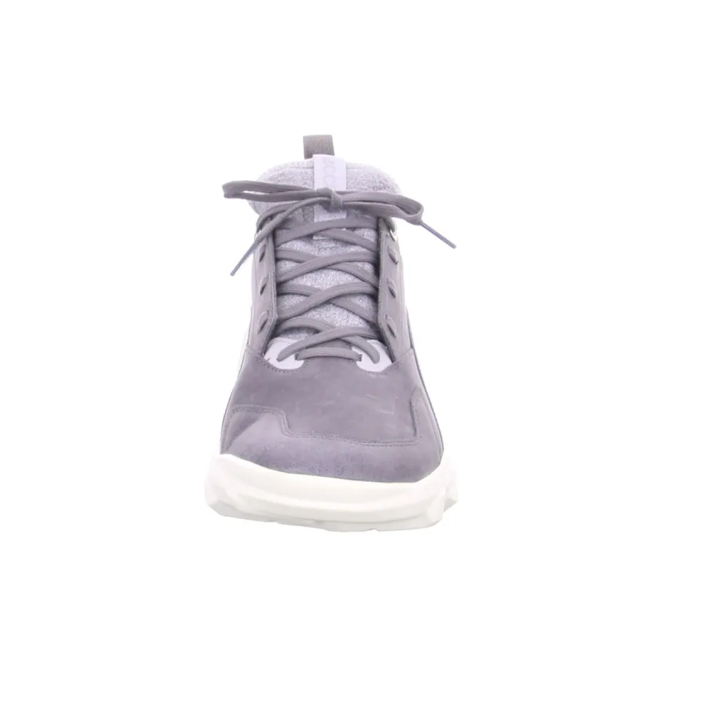 Ecco Freizeit Schnürer grau MX W-Damen Sneaker & Schnürer