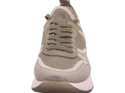 Paul Green Freizeit Schnürer grün KNIT/NUBUK herb-Damen Sneaker & Schnürer