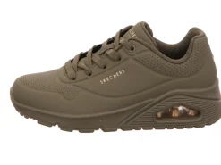 Skechers Freizeit Schnürer khaki UNO - STAND ON AIR-Damen Sneaker & Schnürer