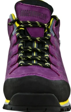 GUGGEN Mountain Freizeit Schnürer lila/pink Wanderschuh von-Damen Wandern & Trekking
