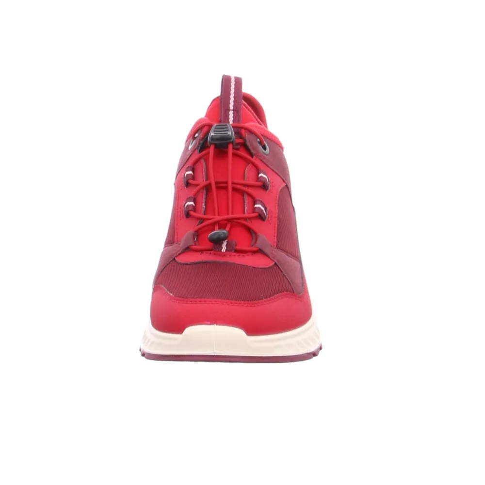 Ecco Freizeit Schnürer rot EXOSTRIDE W-Damen Sneaker & Schnürer
