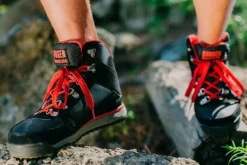 GUGGEN Mountain Freizeit Schnürer schwarz Wanderschuh von-Herren Wandern & Trekking