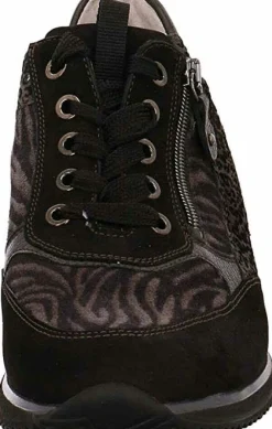 Waldläufer Freizeit Schnürer schwarz 980008-Damen Sneaker & Schnürer