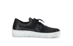 Gabor Freizeit Schnürer schwarz Fashion Sneaker low 43.335.47 schw-Herren Sneaker & Schnürer