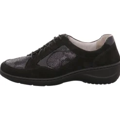 Waldläufer Freizeit Schnürer schwarz DENVER VALKIRIA TAIPEI-Damen Sneaker & Schnürer