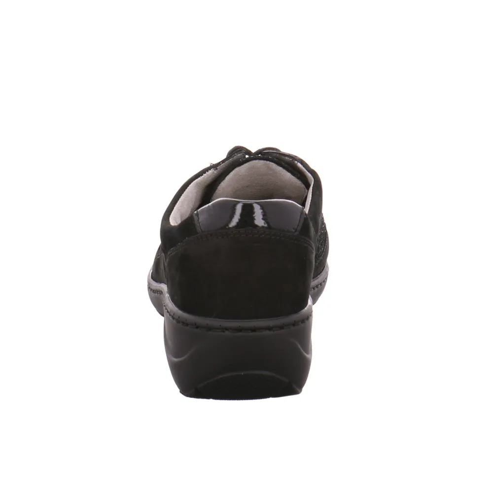 Waldläufer Freizeit Schnürer schwarz DENVER VALKIRIA TAIPEI-Damen Sneaker & Schnürer