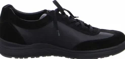Mephisto Freizeit Schnürer schwarz BLACK-Herren Sneaker & Schnürer