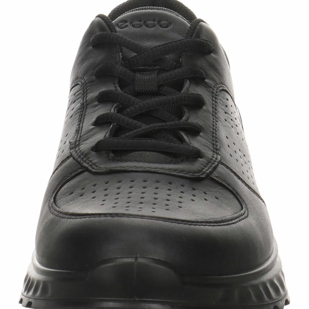 Ecco Freizeit Schnürer schwarz Outdoor black-Herren Sneaker & Schnürer