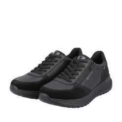 Rieker Freizeit Schnürer schwarz U0101 00 Herren Sneaker Schwarz-Herren Sneaker & Schnürer