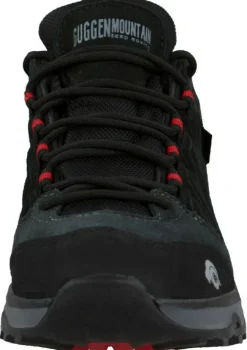 GUGGEN Mountain Freizeit Schnürer schwarz Wanderschuh von-Herren Wandern & Trekking