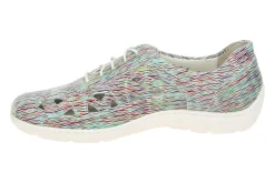 Waldläufer Freizeit Schnürer silber 496003-Damen Sneaker & Schnürer