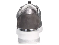 Waldläufer Freizeit Schnürer silber 939H51-Damen Slipper