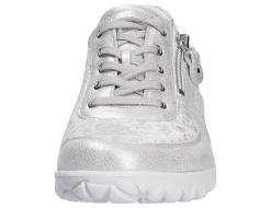 Waldläufer Freizeit Schnürer silber H89001-Damen Sneaker & Schnürer