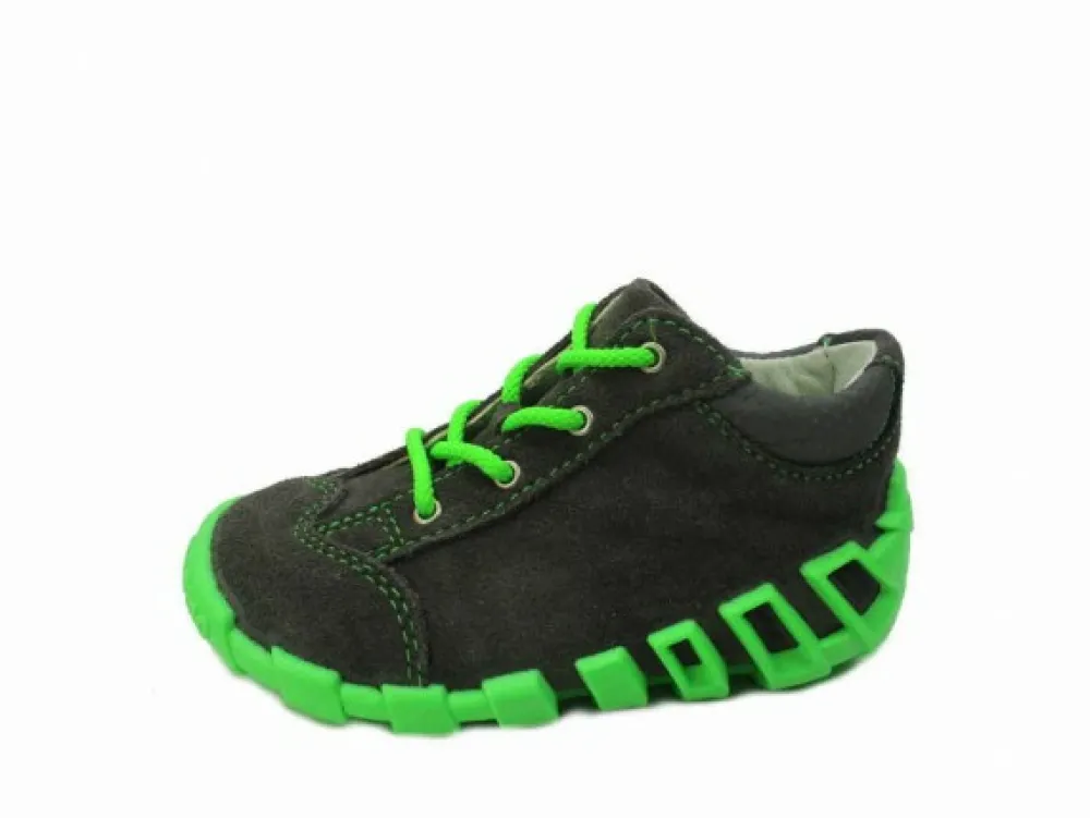 Ricosta Halbschuhe grau DINI,meteor-Kinder Lauflernschuhe