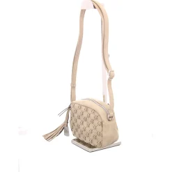 Suri Frey Handtaschen beige vorne /kariert/gemustert- Handtaschen