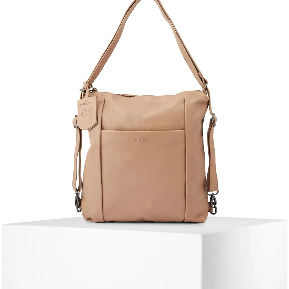Burkely Handtaschen taupe Rucksack-Beutel- Handtaschen