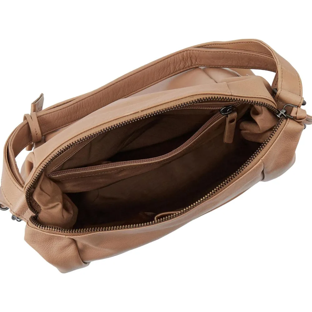 Burkely Handtaschen taupe Rucksack-Beutel- Handtaschen