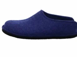 Haflinger Hausschuhe blau-Damen Hausschuhe