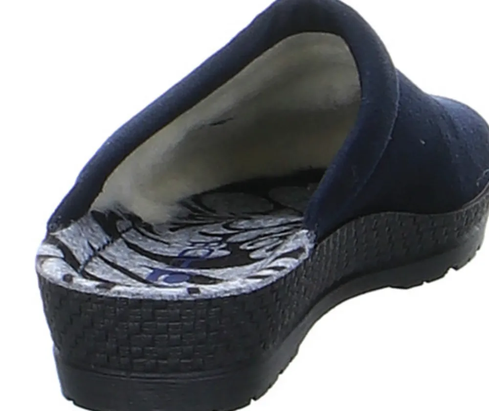 Rohde Hausschuhe blau-Damen Hausschuhe