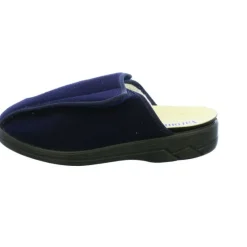 Florett Hausschuhe blau Bali marine PA-Velour-Herren Hausschuhe