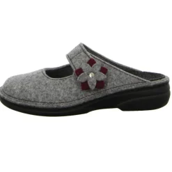 Finn Comfort Hausschuhe grau Arlberg-Damen Hausschuhe