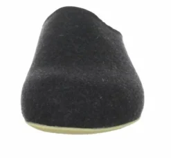 Iesse Hausschuhe grau Michel-graphit Filz/Leder-Herren Hausschuhe