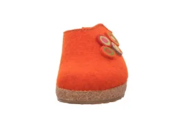 Haflinger Hausschuhe orange-Damen Hausschuhe