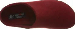 Haflinger Hausschuhe rot-Damen Hausschuhe