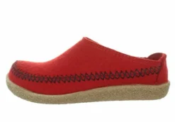 Haflinger Hausschuhe rot-Damen Hausschuhe