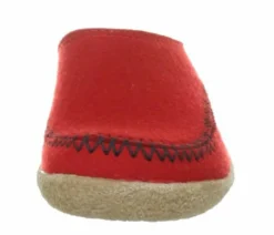 Haflinger Hausschuhe rot-Damen Hausschuhe