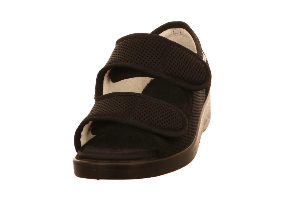 Varomed Hausschuhe schwarz-Damen Sandalen