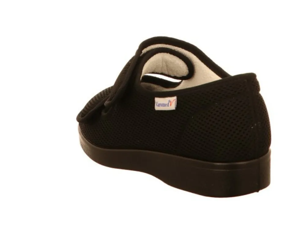 Varomed Hausschuhe schwarz-Damen Sandalen