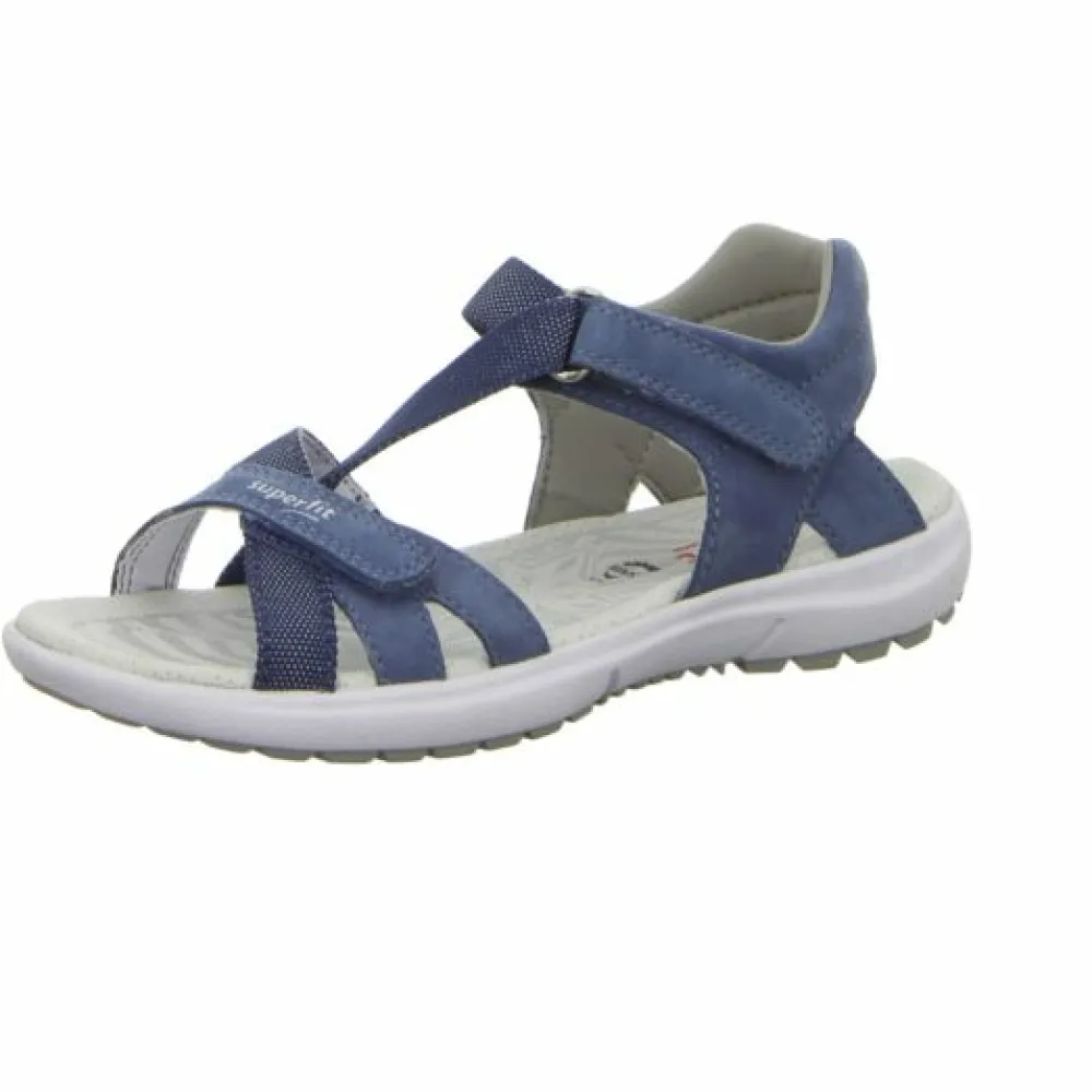 Superfit Jungen Sandalen blau-Kinder Sandalen