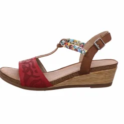 Remonte Keilsandalen rot-Damen Sandalen