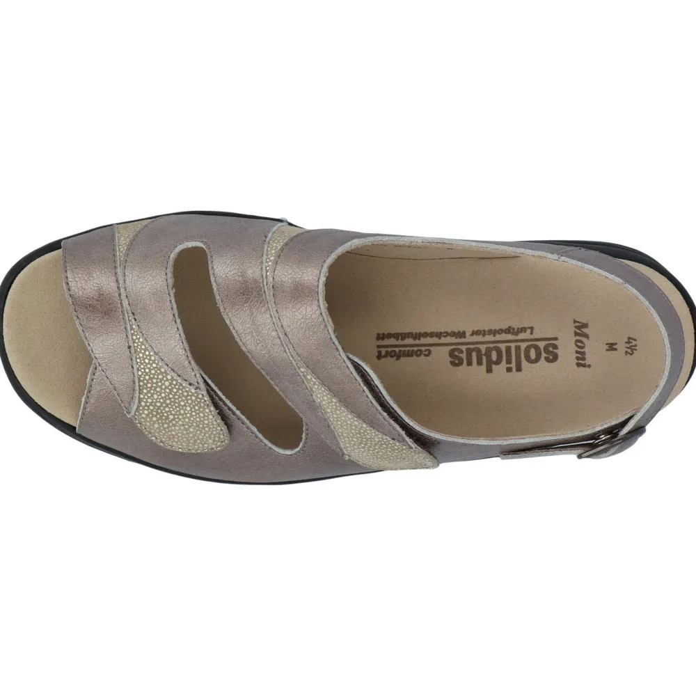 Solidus Klassische Sandalen-Damen Sandalen