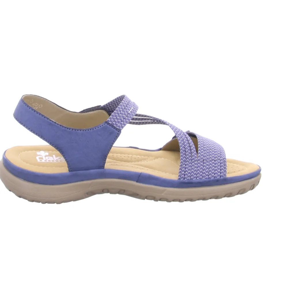 Rieker Klassische Sandalen blau-Damen Sandalen
